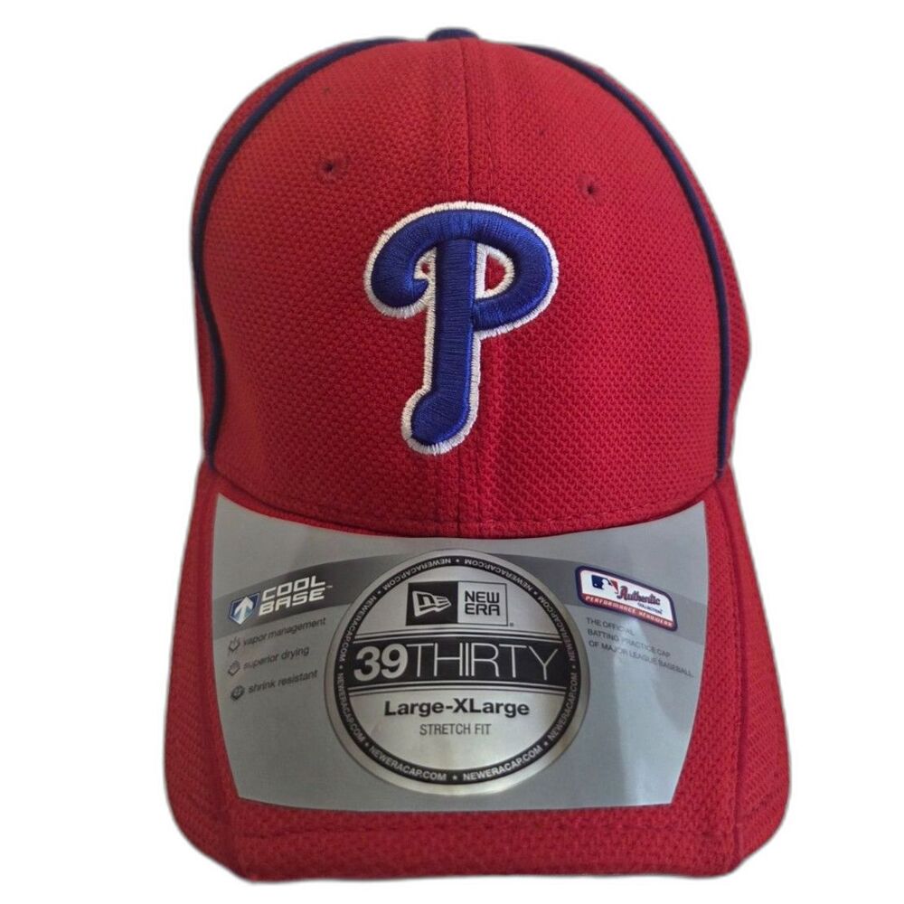Philadelphia Phillies New Era 39THIRTY Batting Practice MLB Cap Size 7 3/8